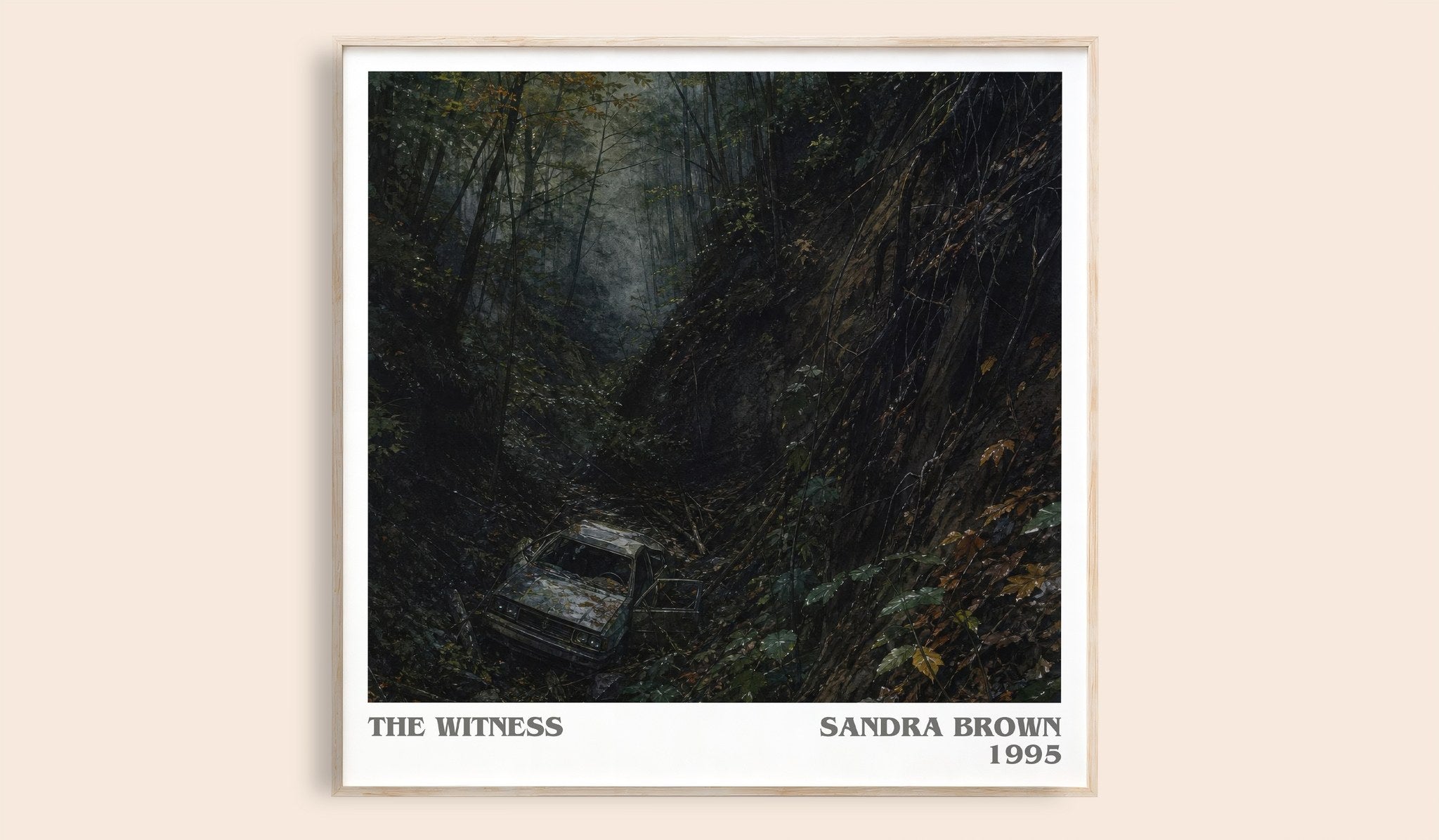 The Witness Literary Art Print by Sandra Brown