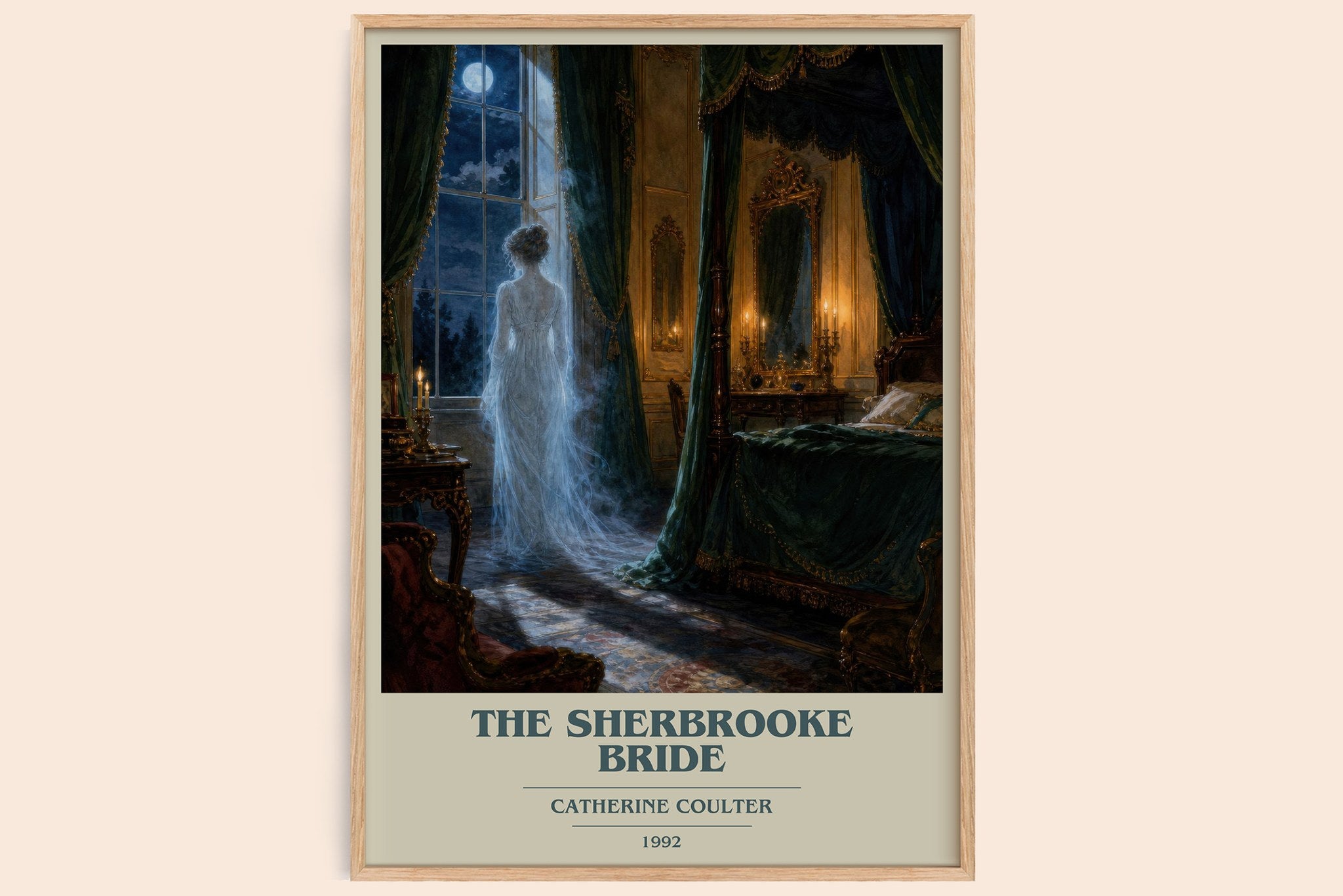 The Sherbrooke Bride Book Cover Poster by Catherine Coulter