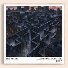 The Maze Literary Art Print by Catherine Coulter – image 1