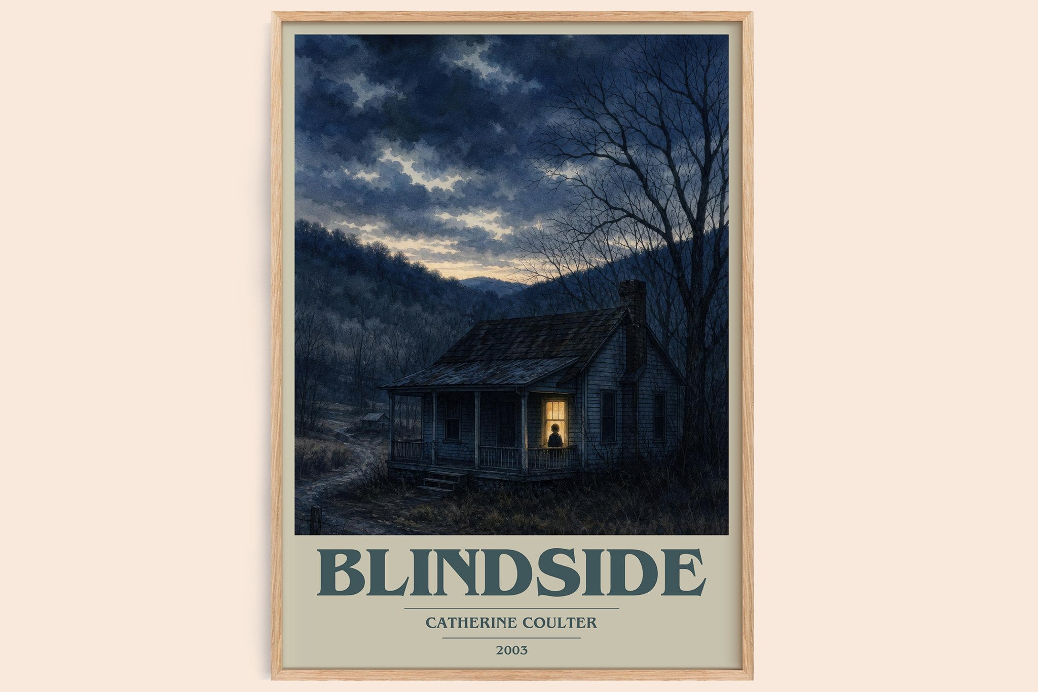 Blindside Book Cover Poster by Catherine Coulter