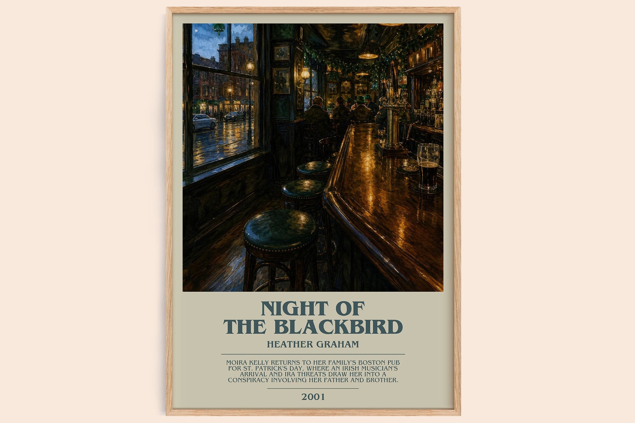 Night of the Blackbird Bookish Wall Art by Heather Graham