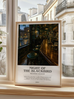 Night of the Blackbird bookish poster colour and style options – Heather Graham book art