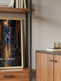 The Cursed book watercolour illustration paper finish options – matte satin gloss