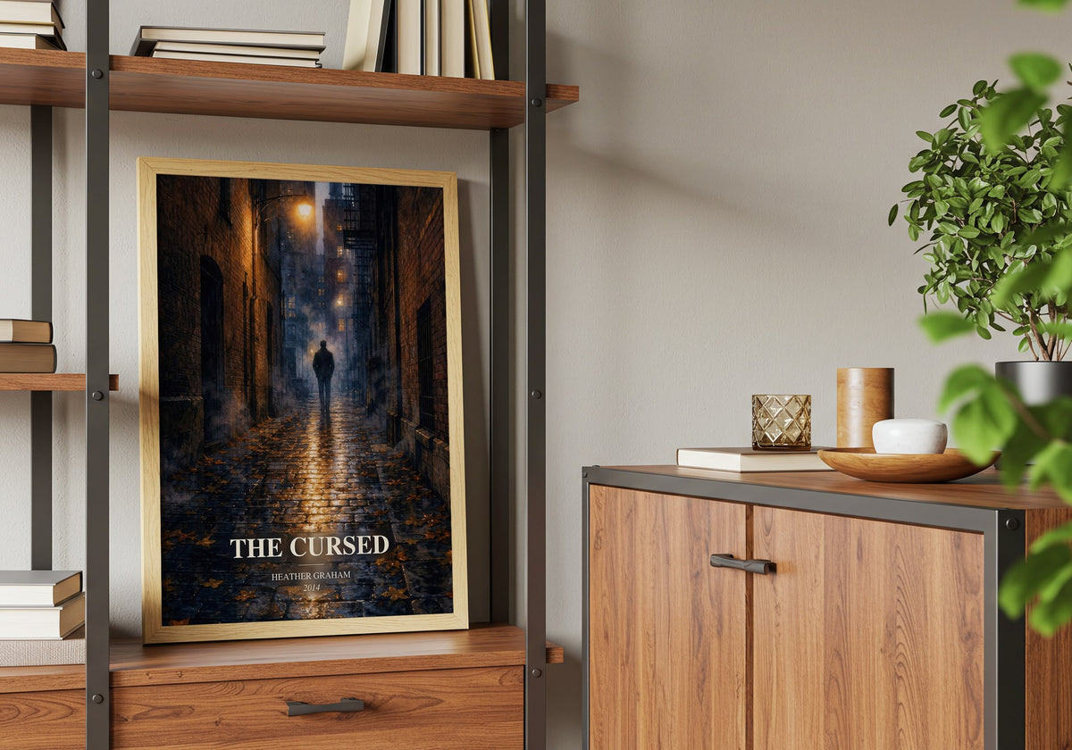 The Cursed book watercolour illustration paper finish options – matte satin gloss