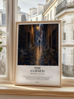 The Cursed bookish poster colour and style options – Heather Graham book art