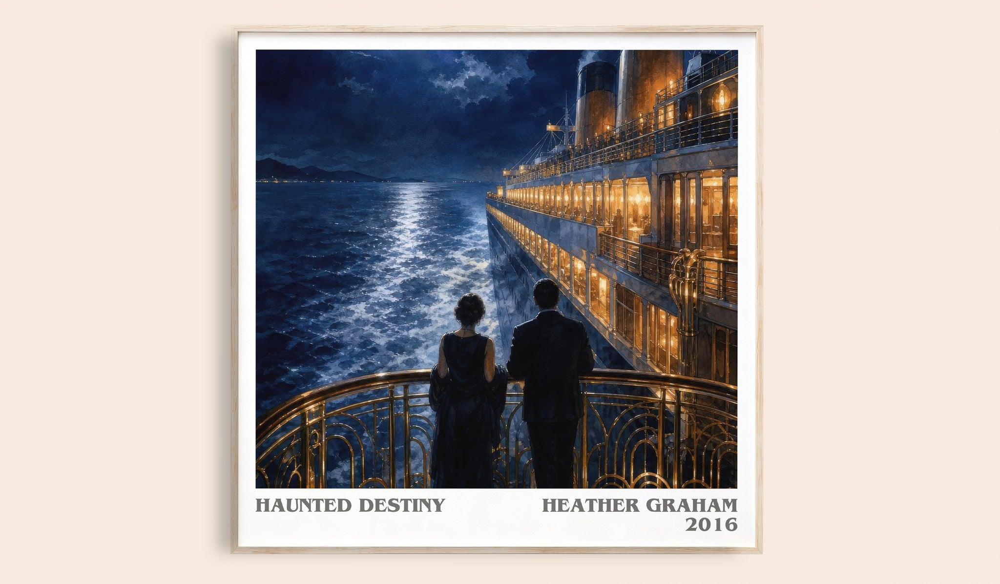 Haunted Destiny Literary Art Print by Heather Graham