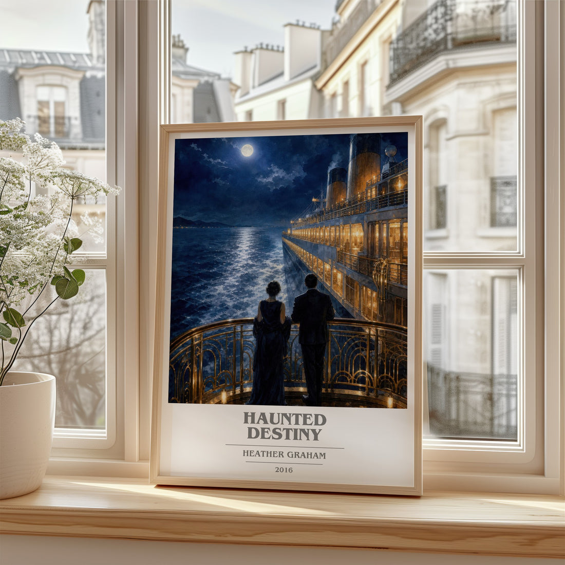 Haunted Destiny book cover poster colour and style options – Heather Graham book art
