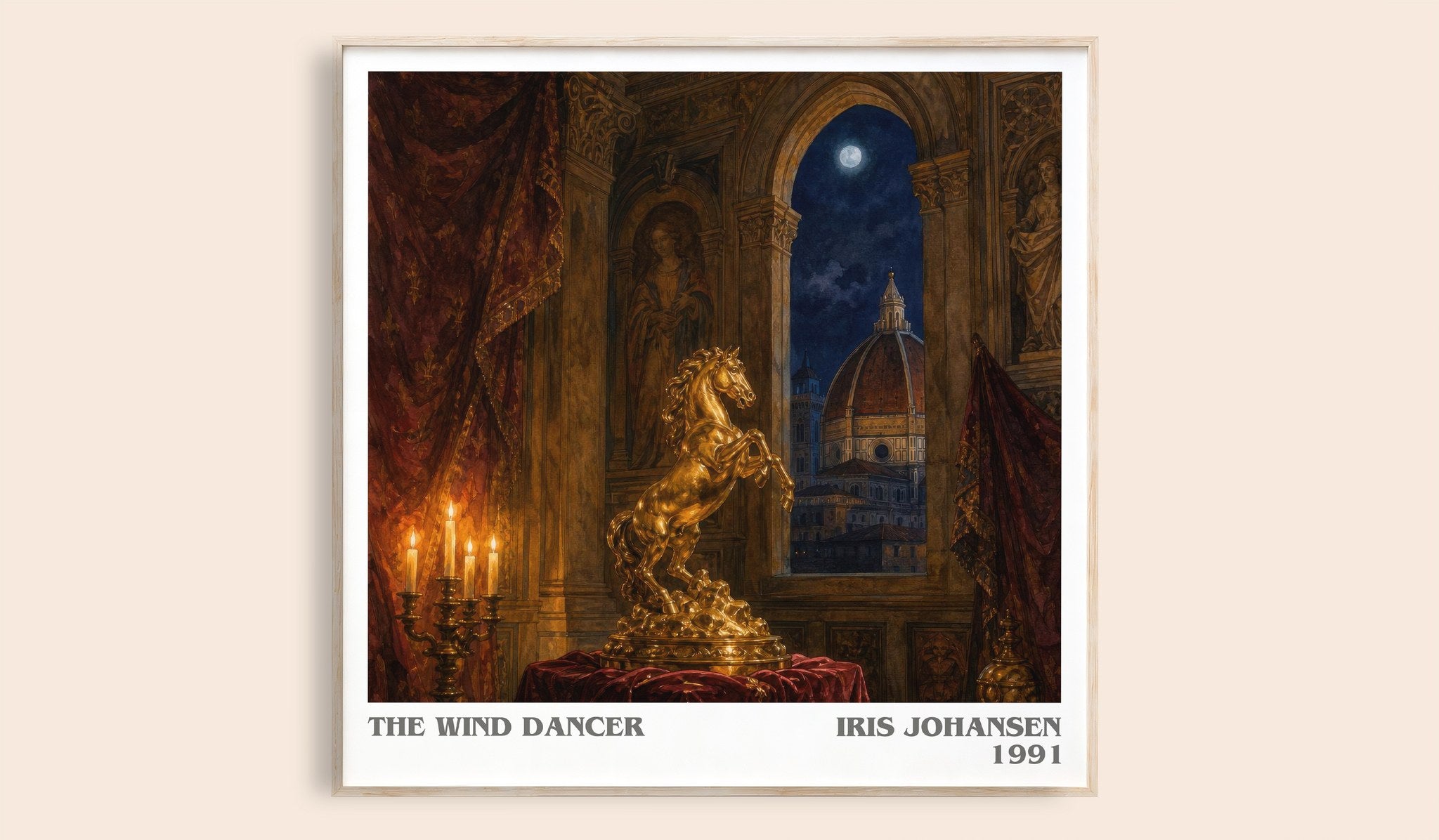 The Wind Dancer Literary Art Print by Iris Johansen