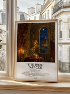 The Wind Dancer bookish poster colour and style options – Iris Johansen book art