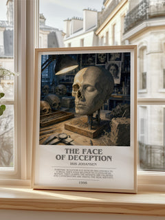The Face of Deception bookish poster colour and style options – Iris Johansen book art