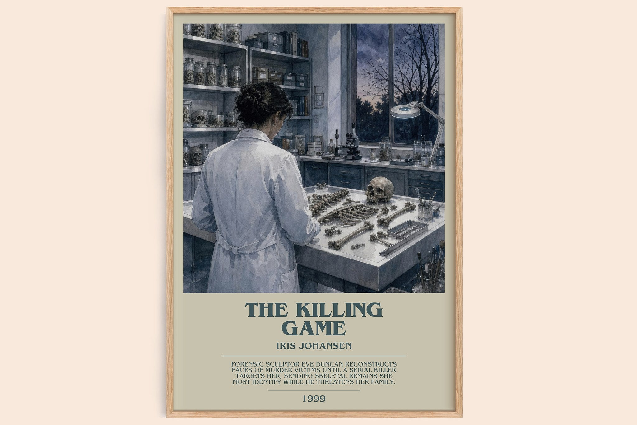 The Killing Game Bookish Wall Art by Iris Johansen