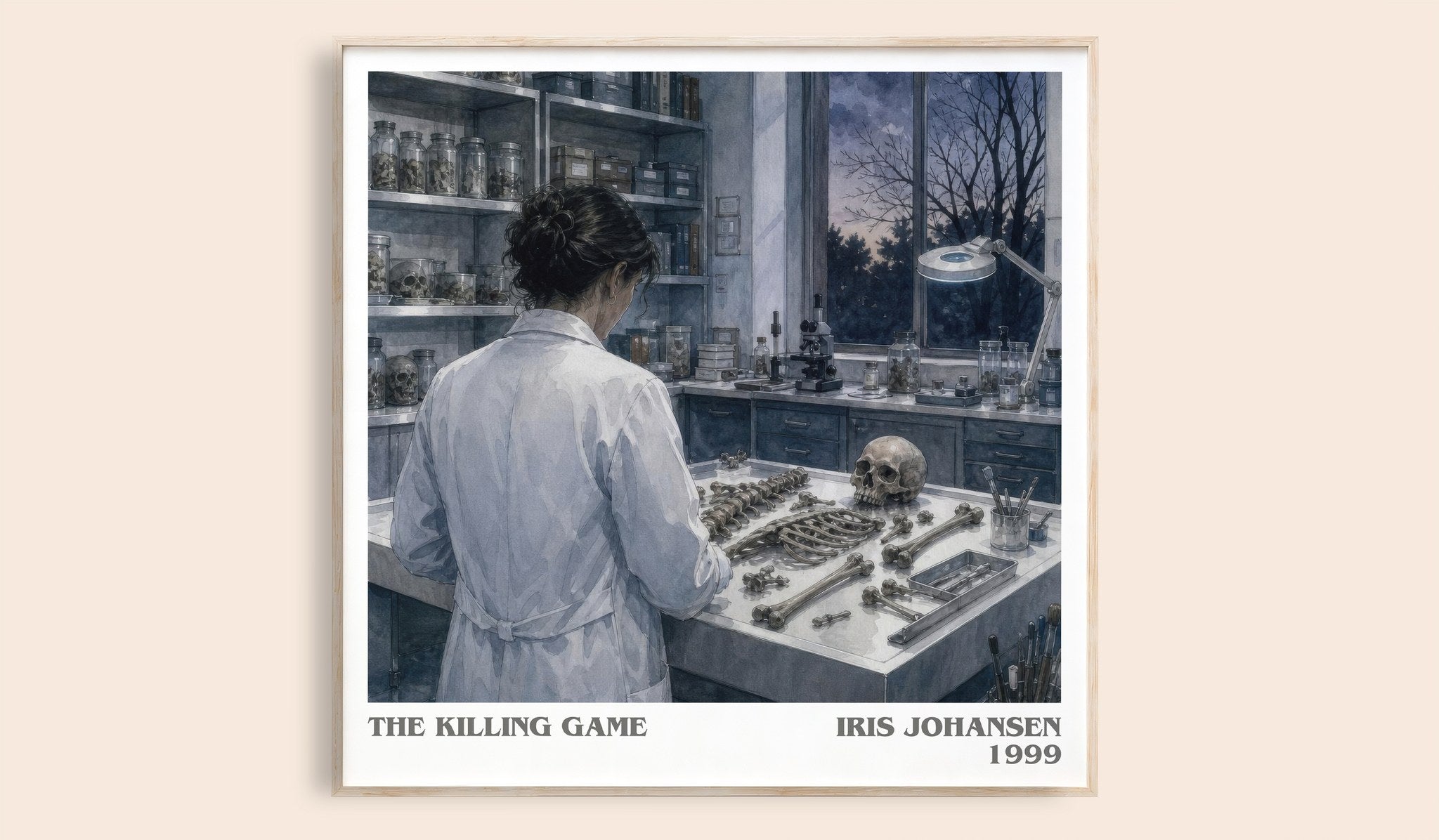 The Killing Game Literary Art Print by Iris Johansen