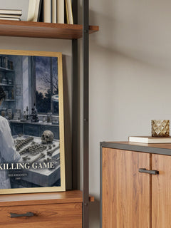 The Killing Game book watercolour illustration paper finish options – matte satin gloss