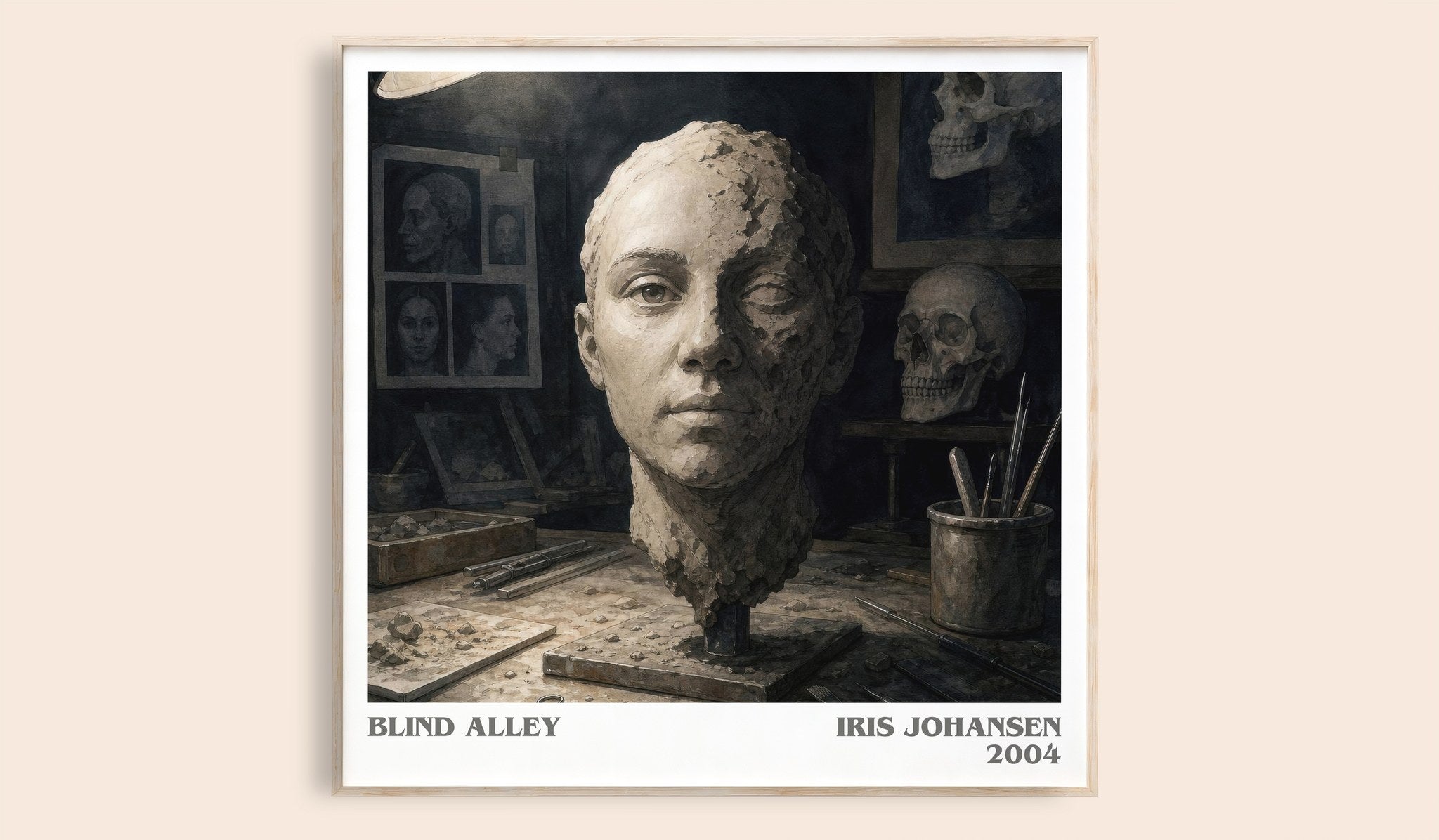 Blind Alley Literary Art Print by Iris Johansen