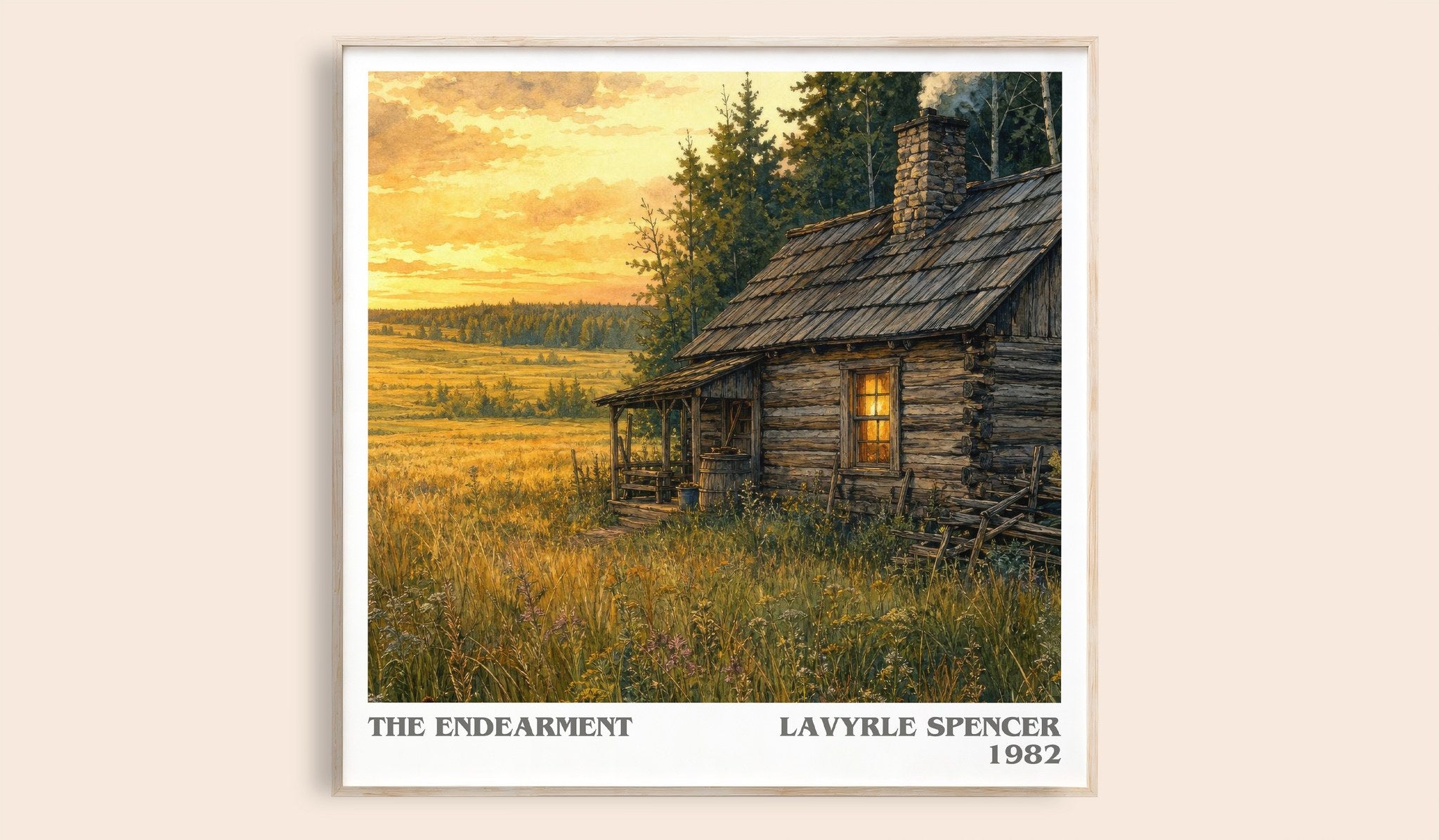 The Endearment Literary Art Print by LaVyrle Spencer