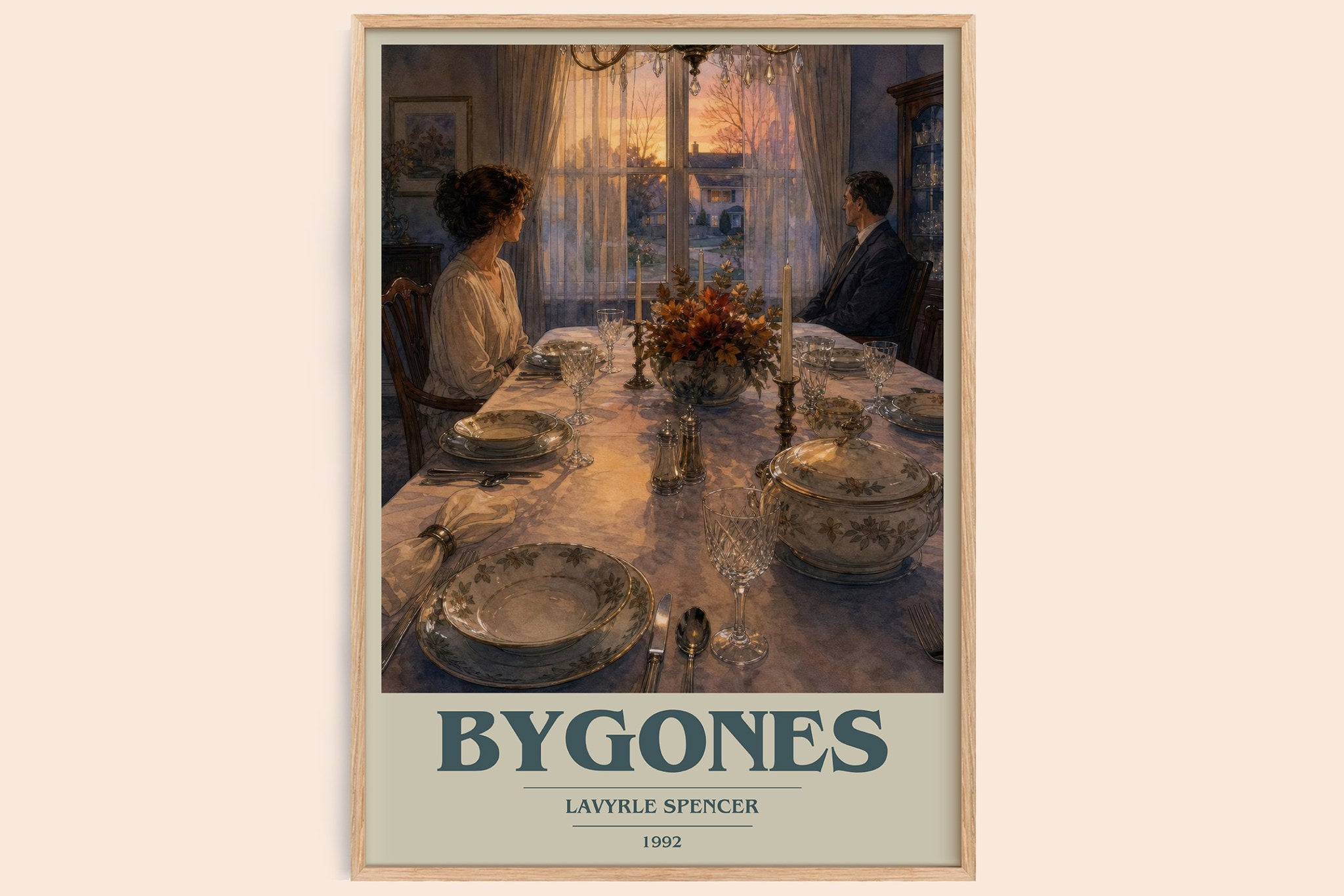 Bygones Book Cover Poster by LaVyrle Spencer