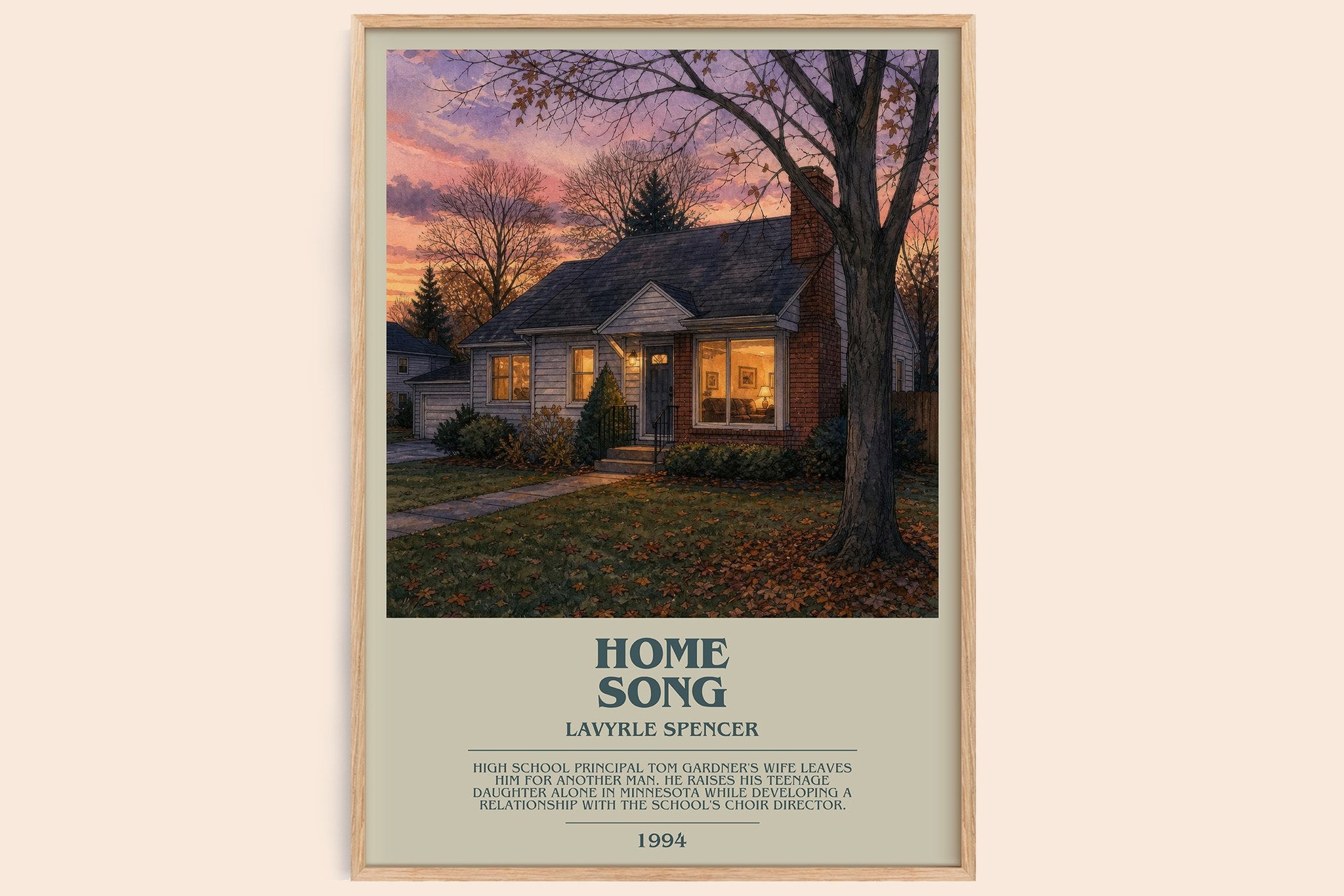 Home Song Bookish Wall Art by LaVyrle Spencer