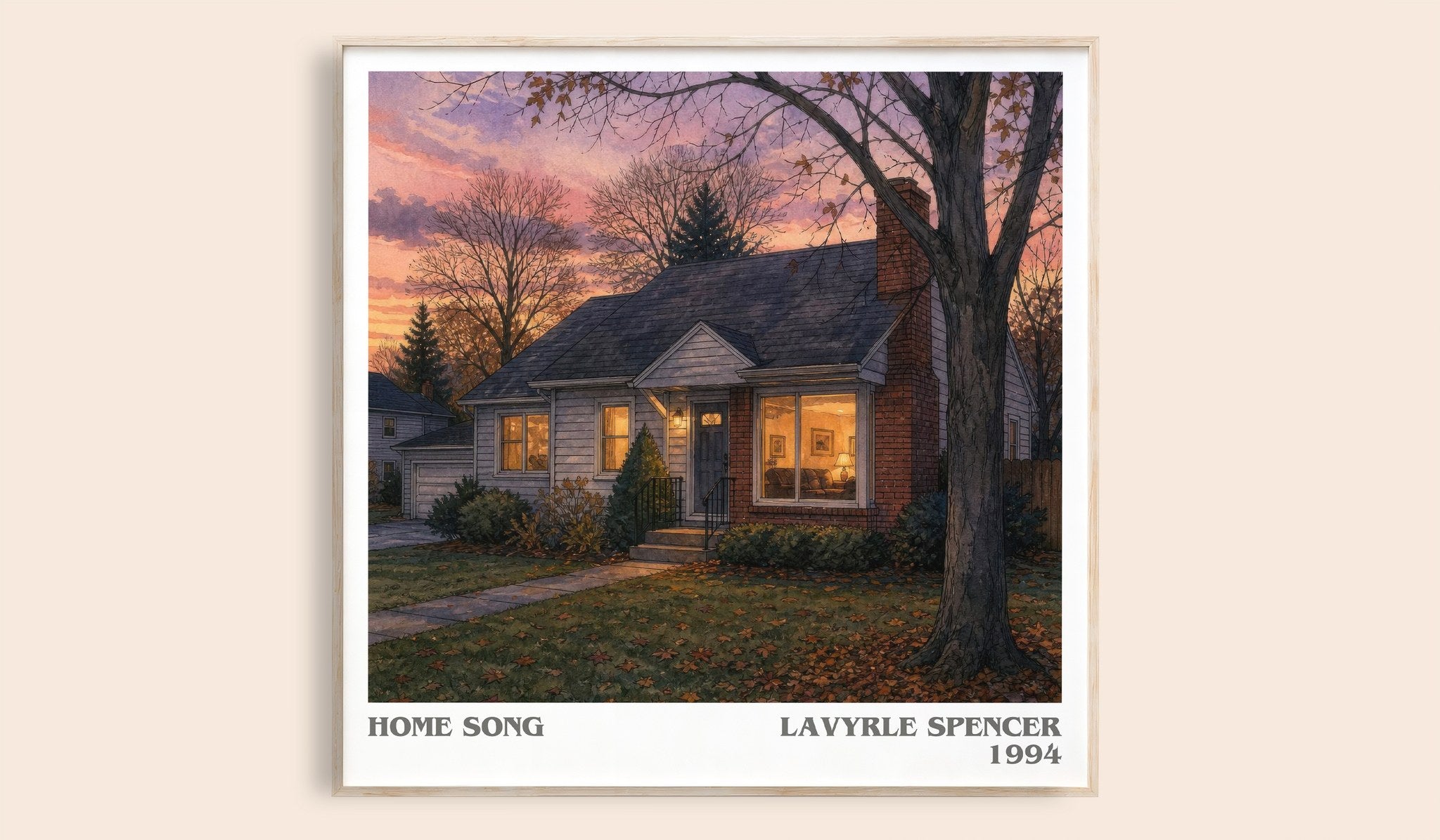 Home Song Literary Art Print by LaVyrle Spencer