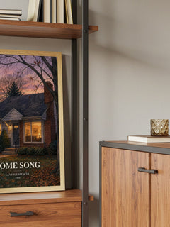 Home Song book watercolour illustration paper finish options – matte satin gloss