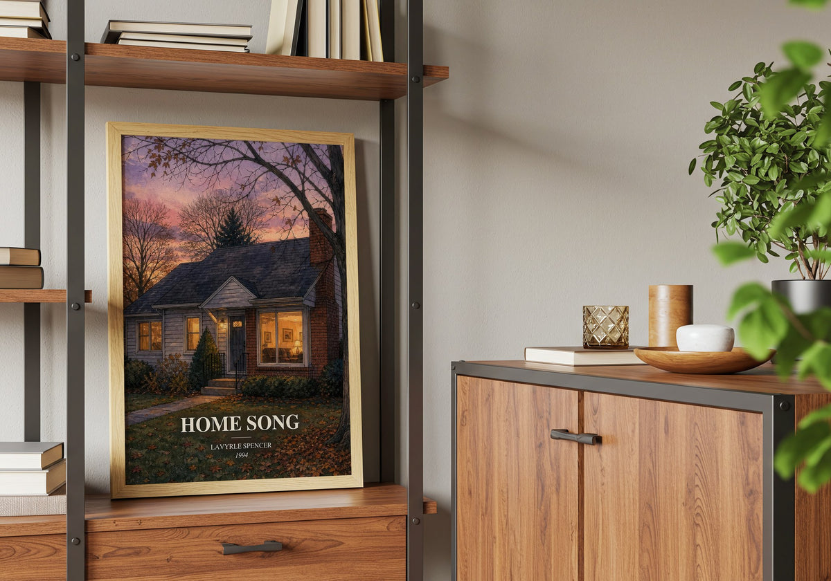 Home Song book watercolour illustration paper finish options – matte satin gloss