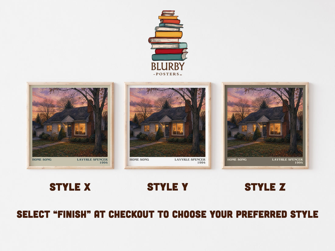 Home Song literary print in frame leaning in hallway – romance wall art (mockup)