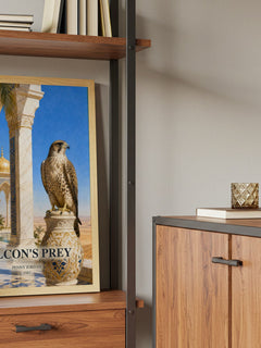 Falcon's Prey book watercolour illustration paper finish options – matte satin gloss
