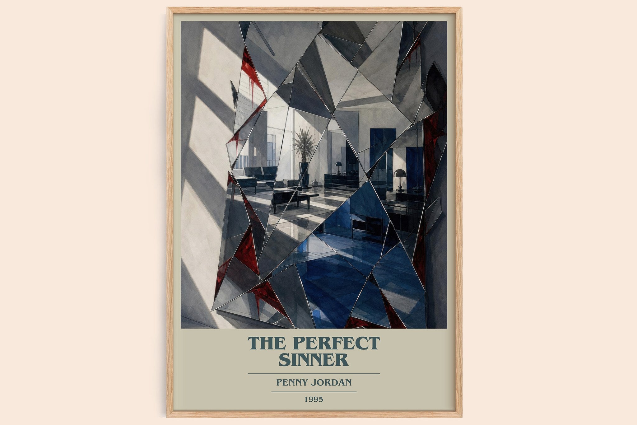The Perfect Sinner Book Cover Poster by Penny Jordan