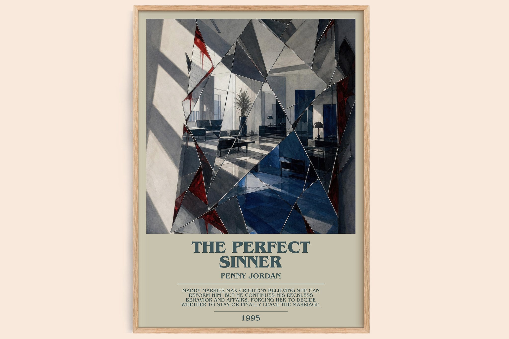 The Perfect Sinner Bookish Wall Art by Penny Jordan
