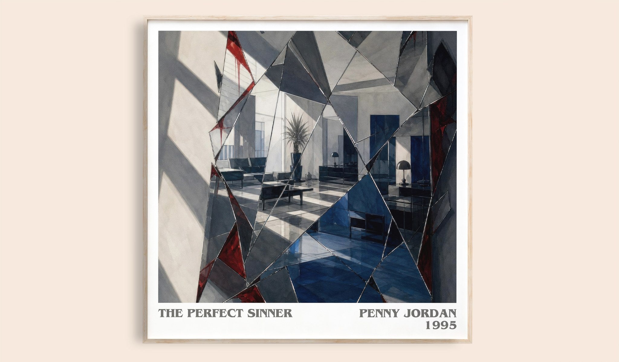 The Perfect Sinner Literary Art Print by Penny Jordan