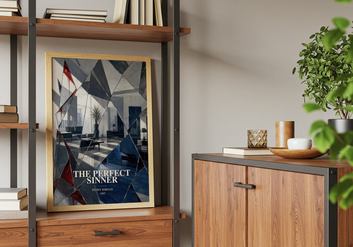 The Perfect Sinner book watercolour illustration paper finish options – matte satin gloss