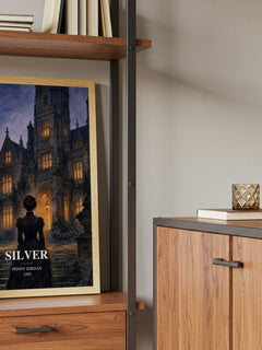 Silver book watercolour illustration paper finish options – matte satin gloss