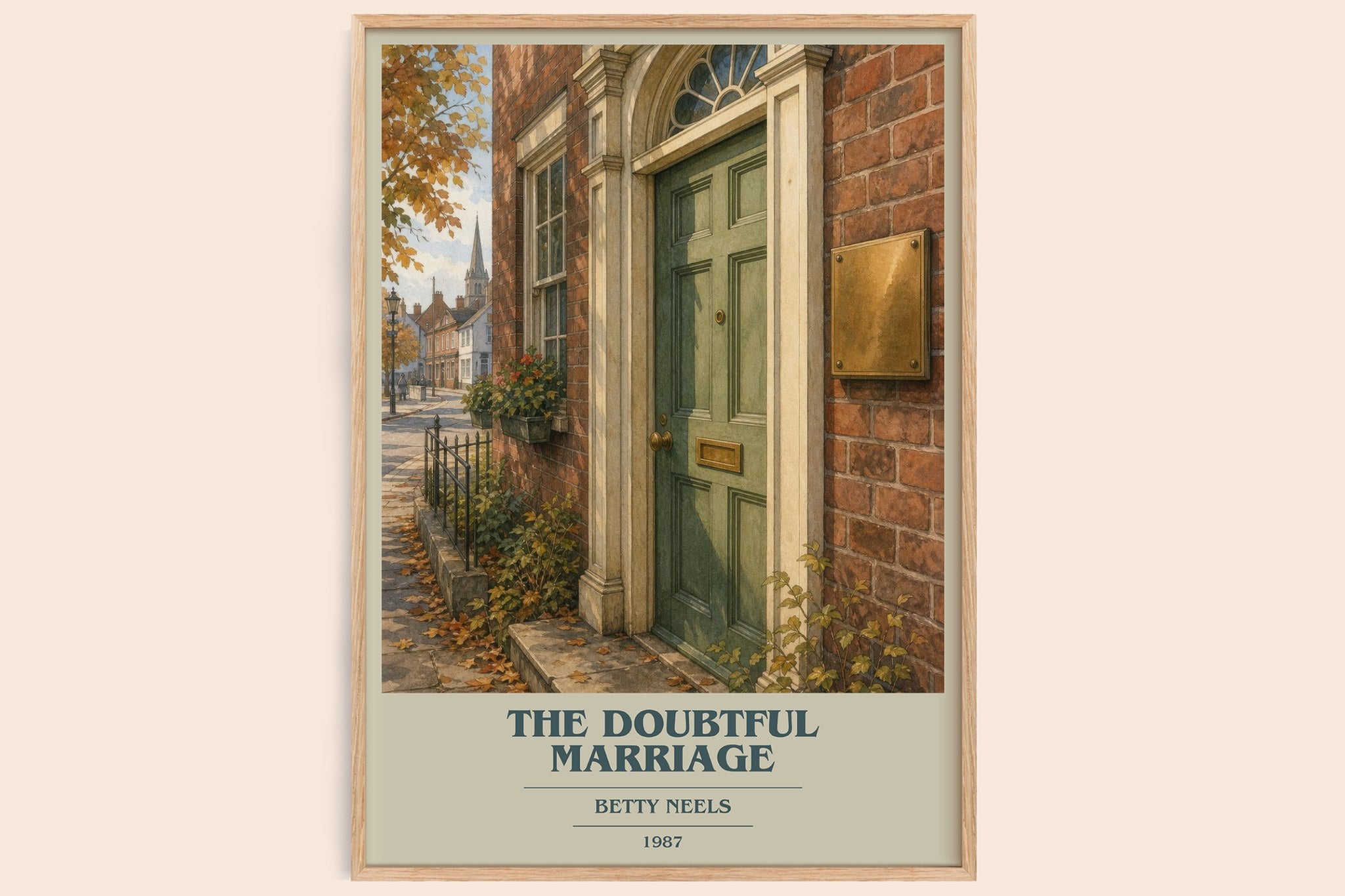 The Doubtful Marriage Book Cover Poster by Betty Neels