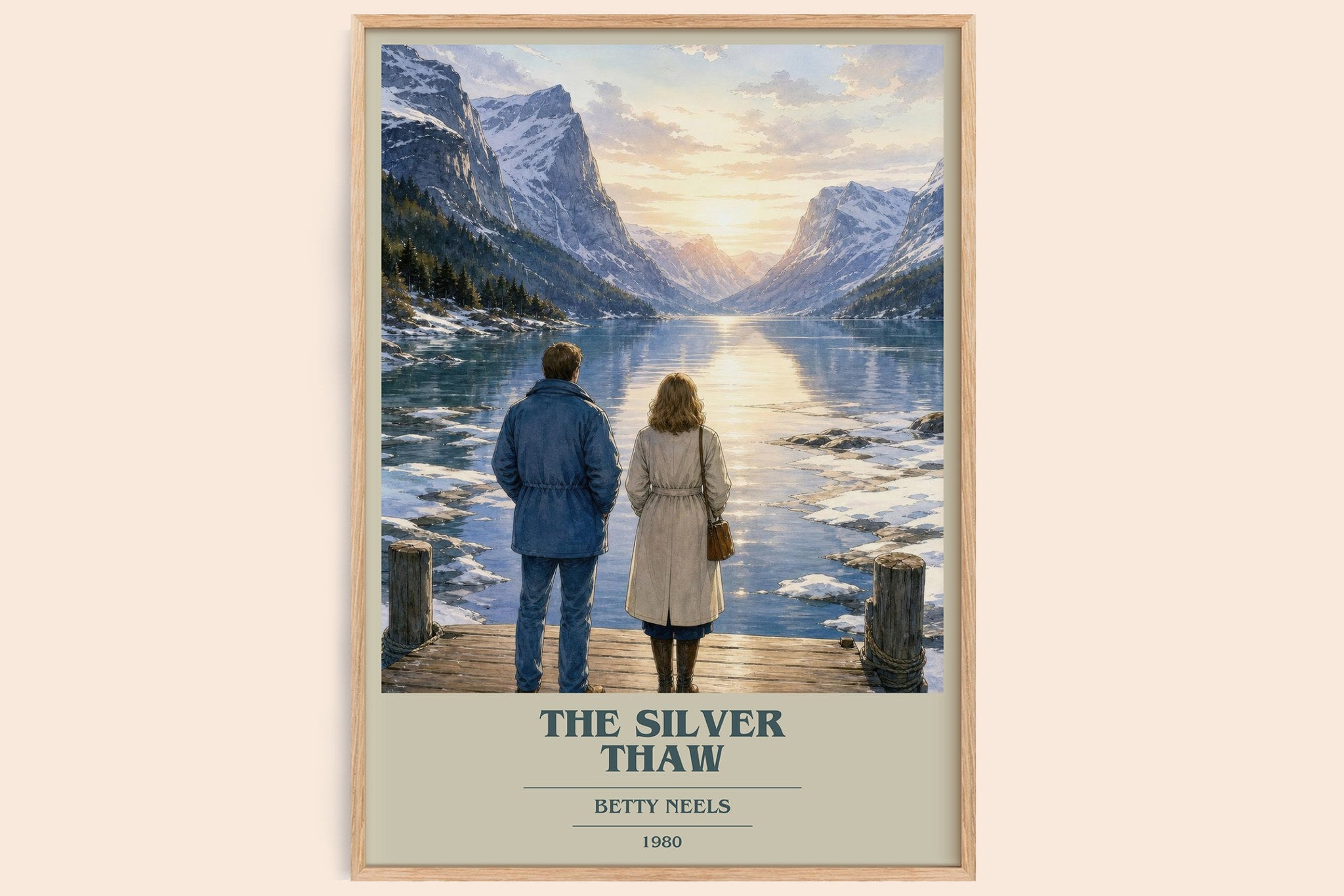 The Silver Thaw Book Cover Poster by Betty Neels