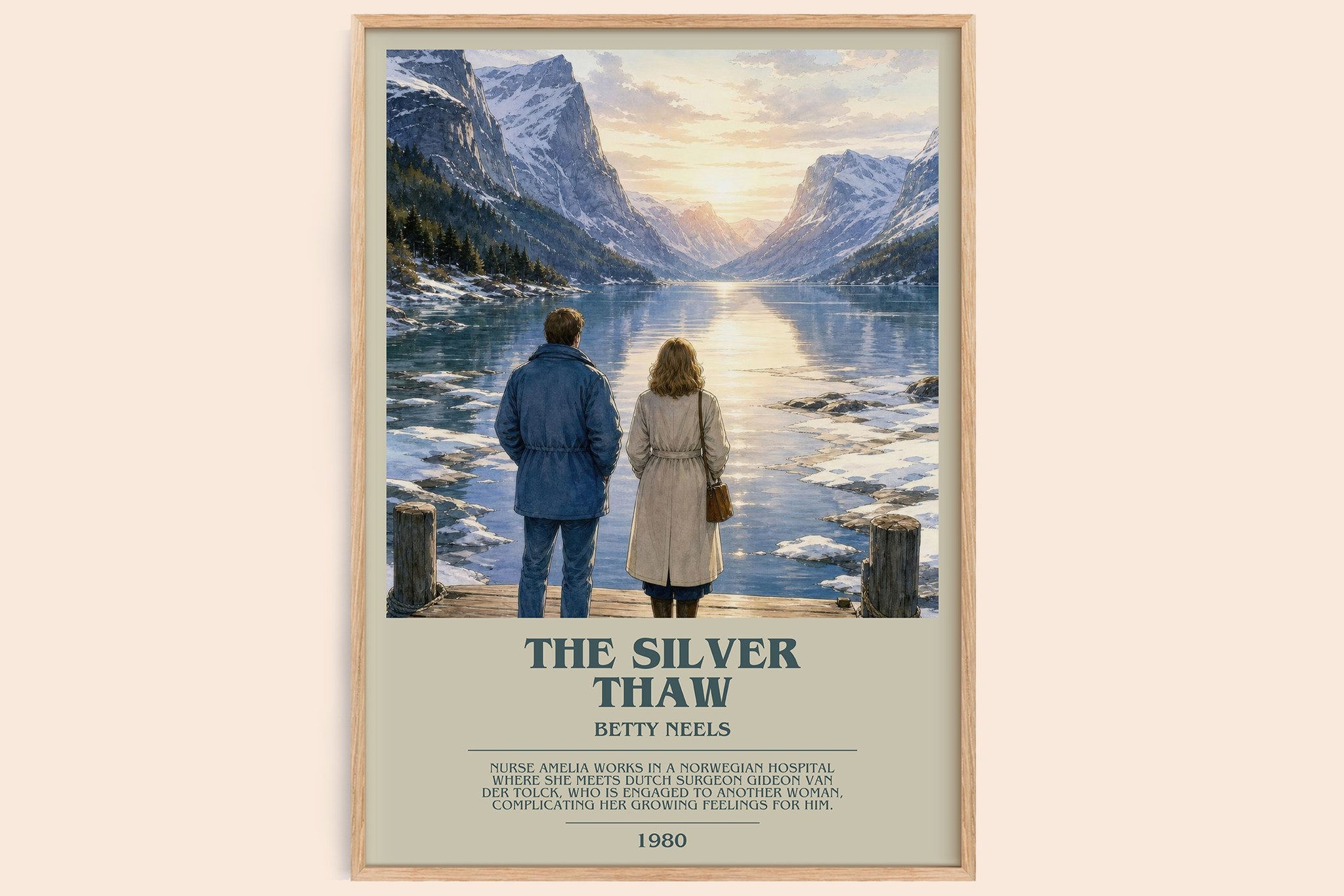 The Silver Thaw Bookish Wall Art by Betty Neels