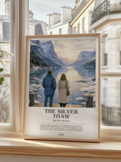 The Silver Thaw bookish poster colour and style options – Betty Neels book art