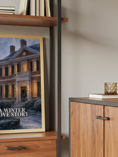 A Winter Love Story book watercolour illustration paper finish options – matte satin gloss