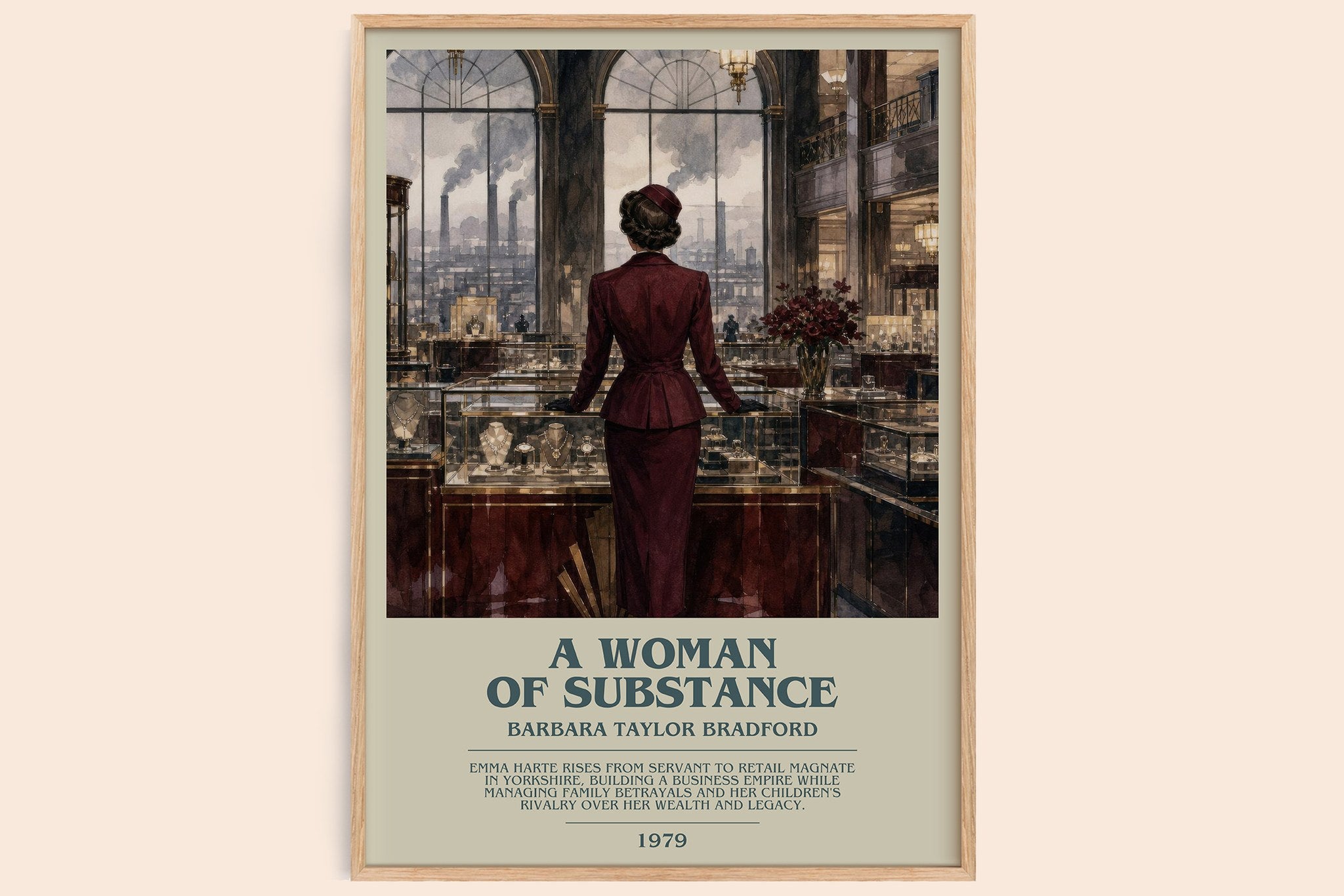 A Woman of Substance Bookish Wall Art by Barbara Taylor Bradford