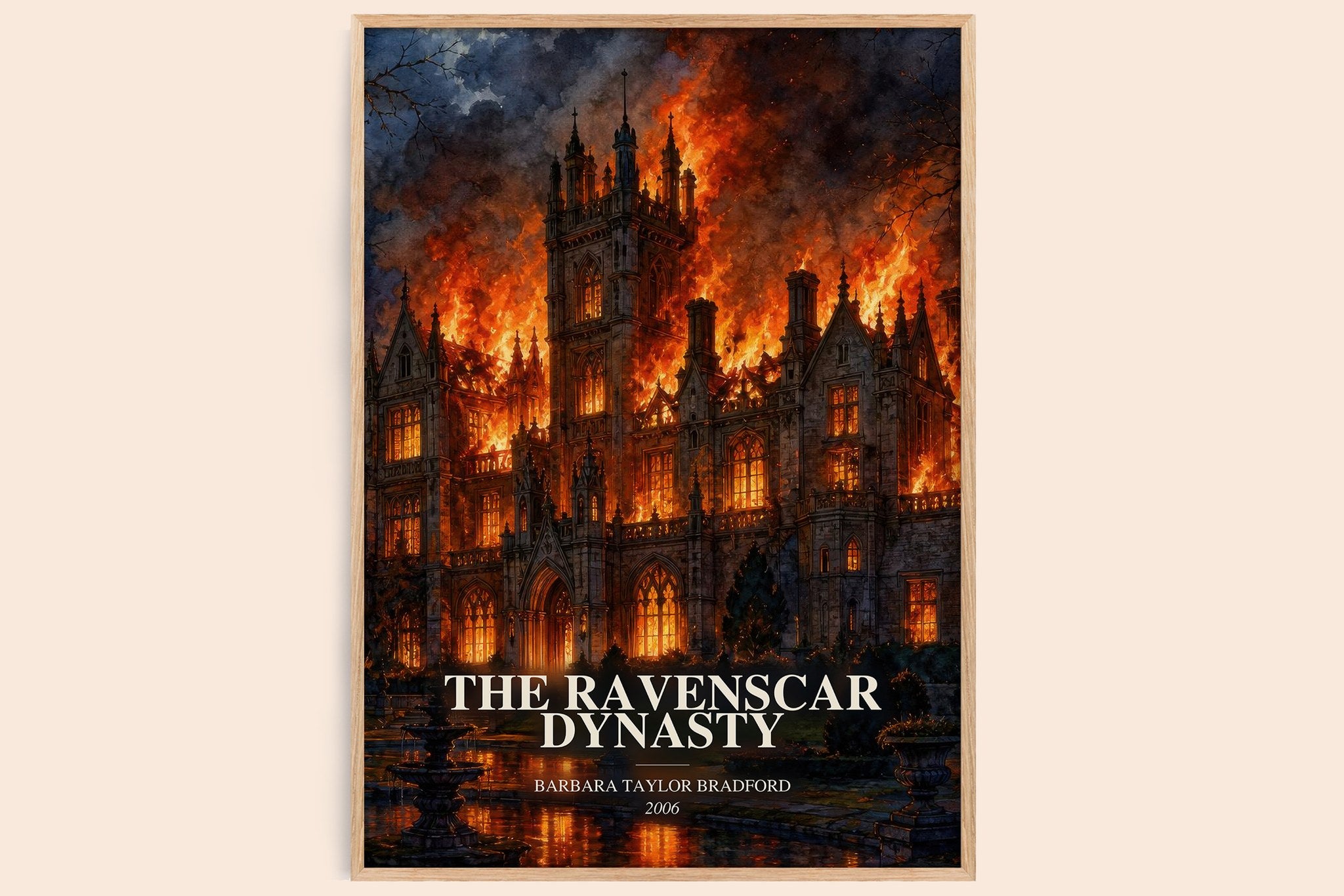 Ravenscar Dynasty Book Watercolour Illustration by B. Bradford