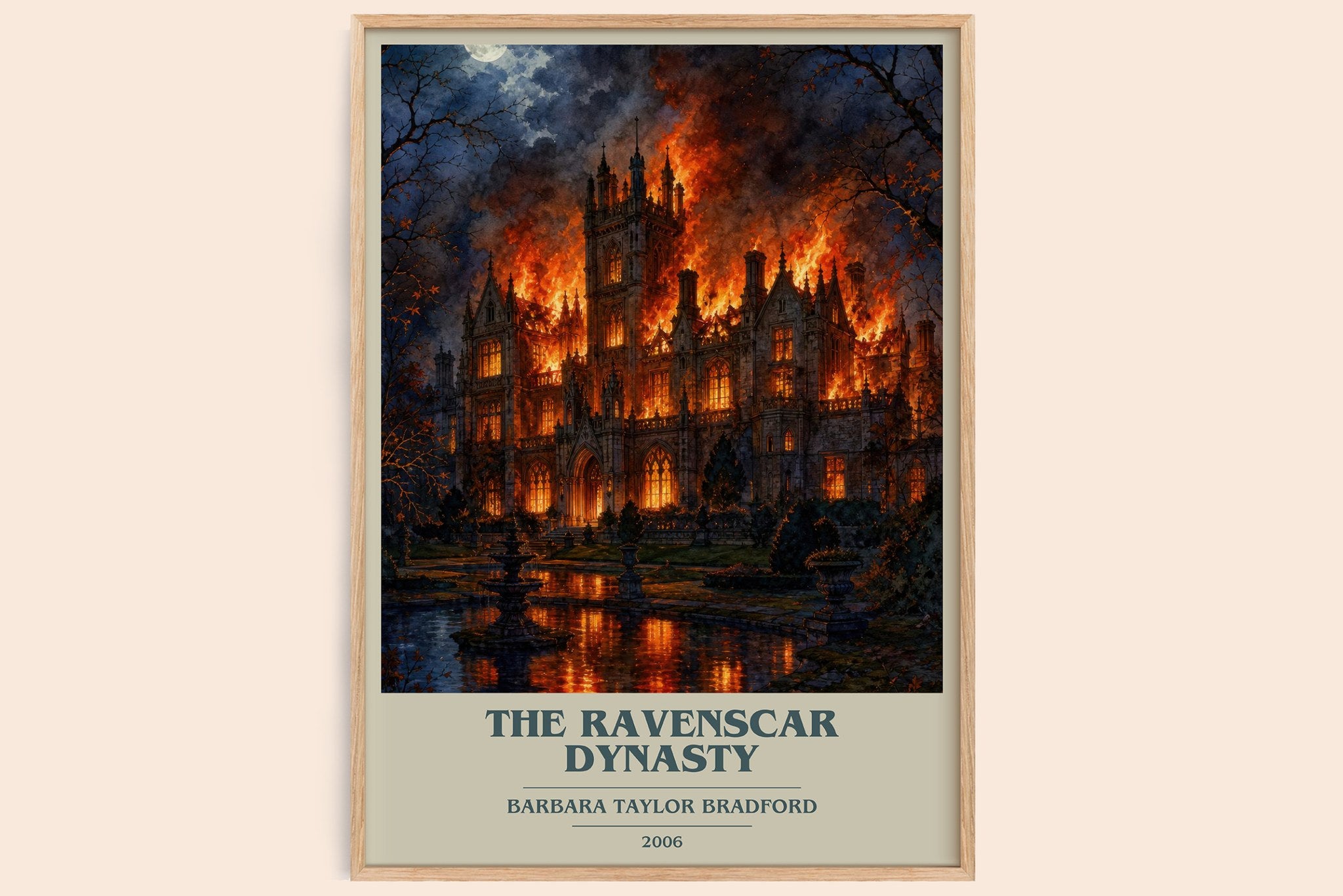 The Ravenscar Dynasty Book Cover Poster by Barbara Taylor Bradford