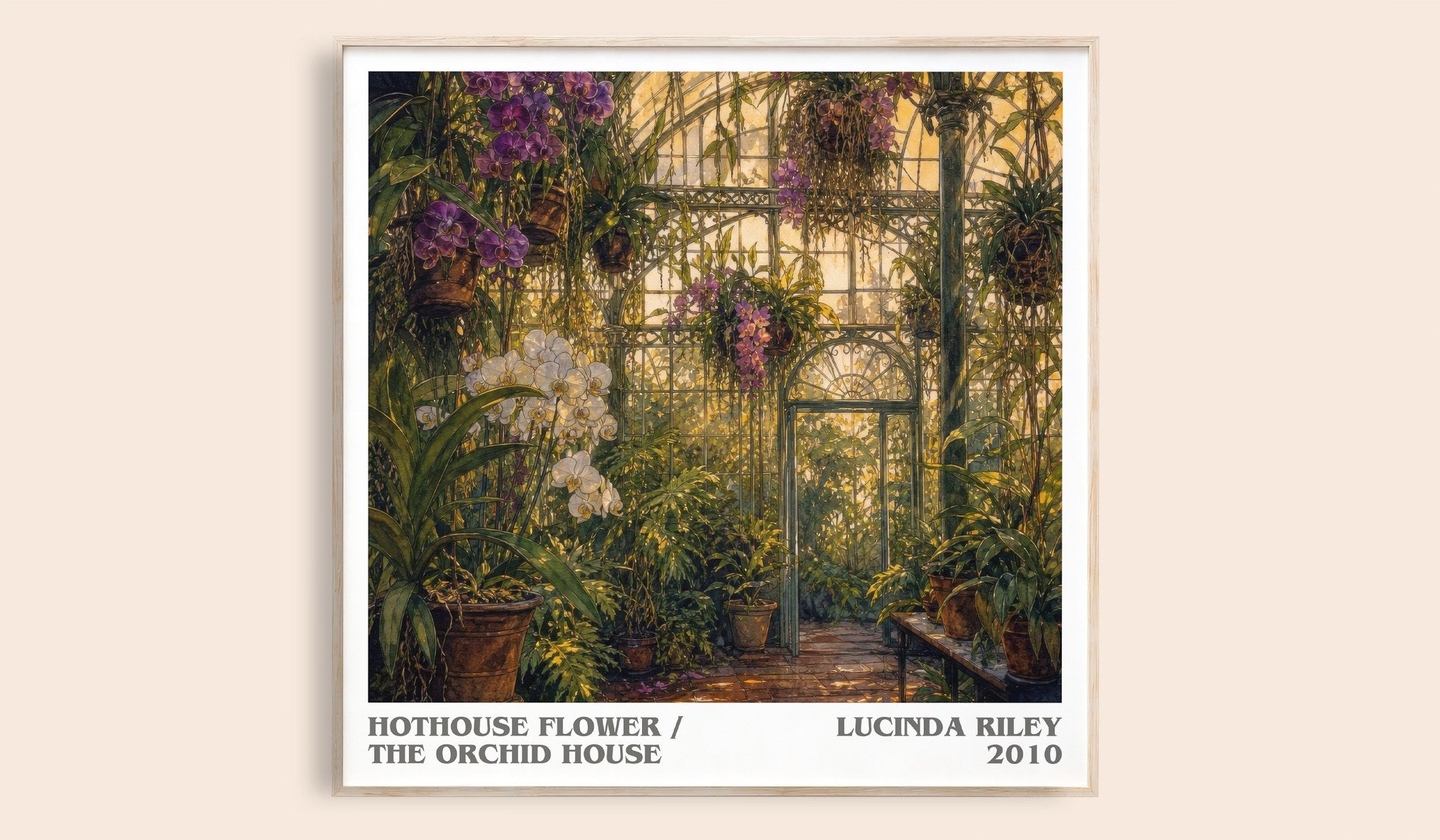 Hothouse Flower / The Orchid House Literary Art Print by Lucinda Riley