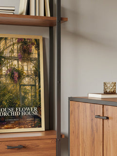 Hothouse Flower / The Orchid House book watercolour illustration paper finish options – matte satin gloss