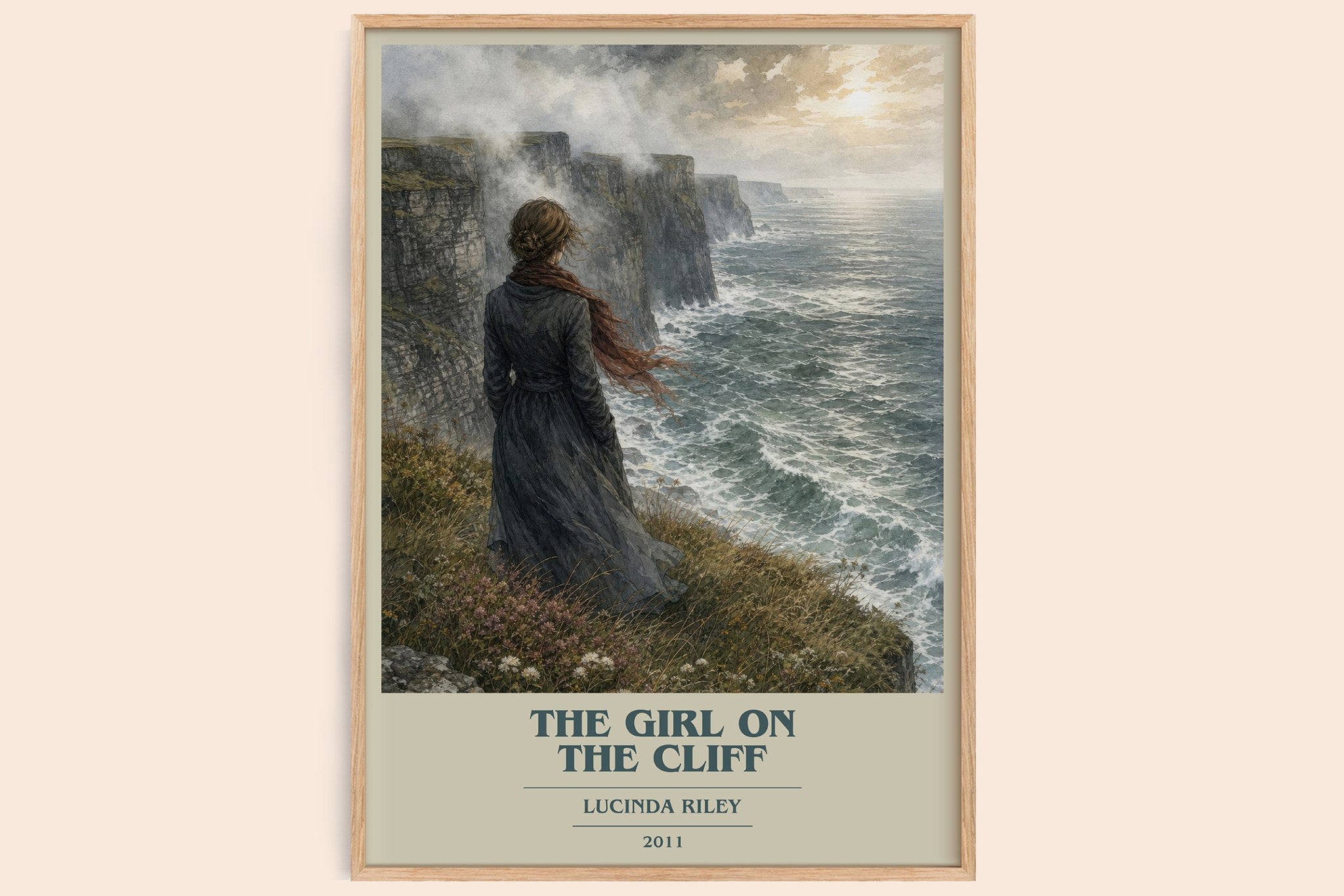 The Girl on the Cliff Book Cover Poster by Lucinda Riley