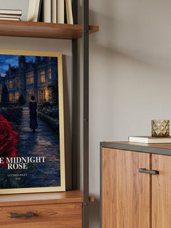 The Midnight Rose book watercolour illustration paper finish options – matte satin gloss