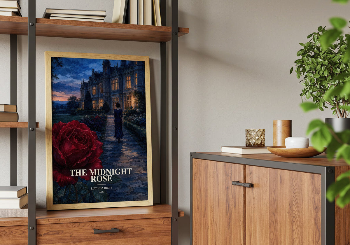 The Midnight Rose book watercolour illustration paper finish options – matte satin gloss