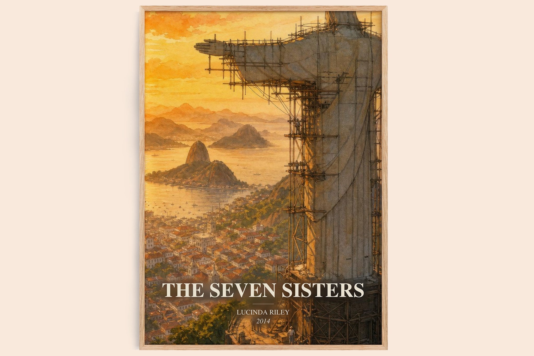 The Seven Sisters Book Watercolour Illustration by Lucinda Riley