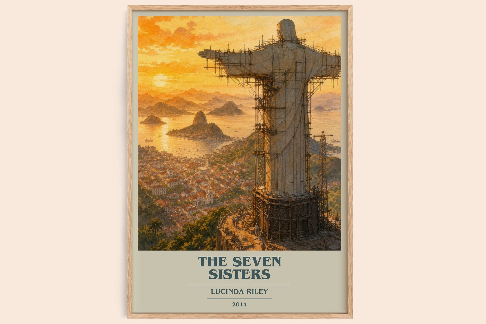 The Seven Sisters Book Cover Poster by Lucinda Riley