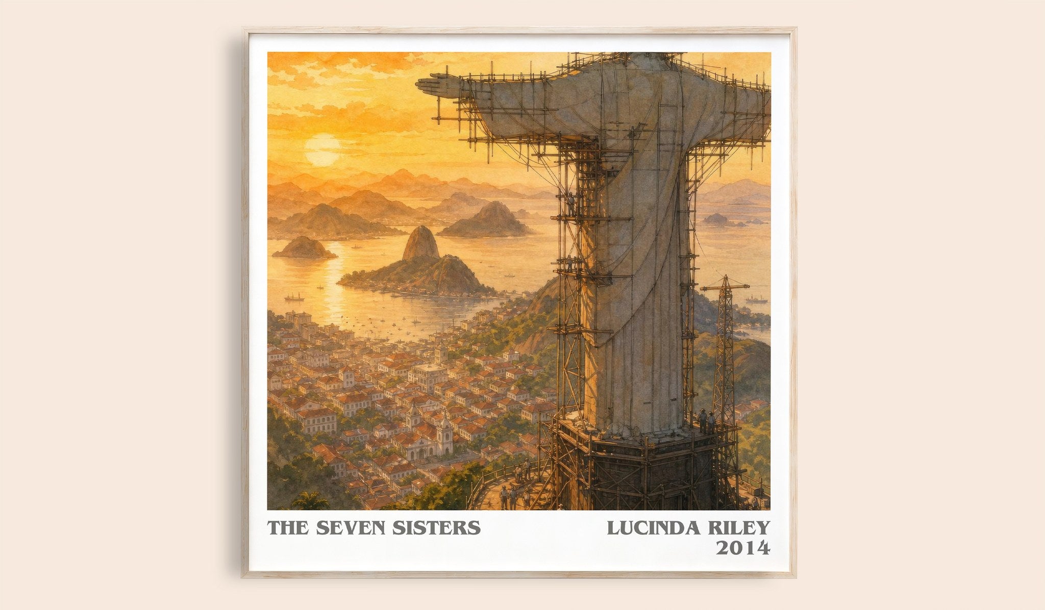 The Seven Sisters Literary Art Print by Lucinda Riley