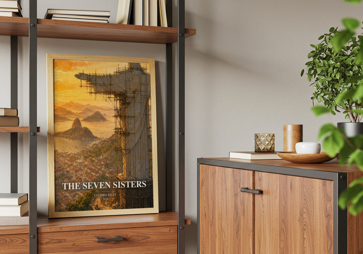 The Seven Sisters book watercolour illustration paper finish options – matte satin gloss