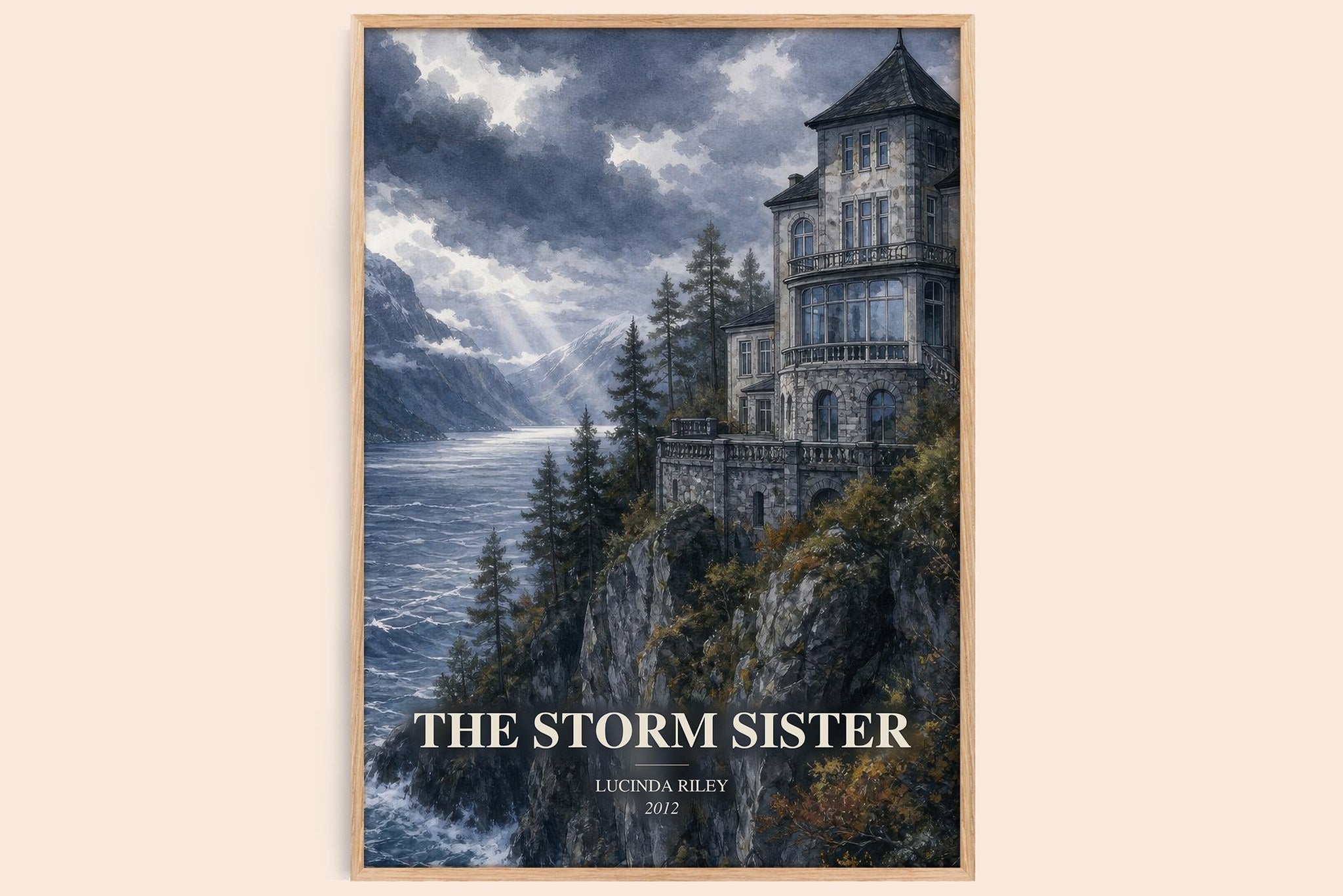 The Storm Sister Book Watercolour Illustration by Lucinda Riley