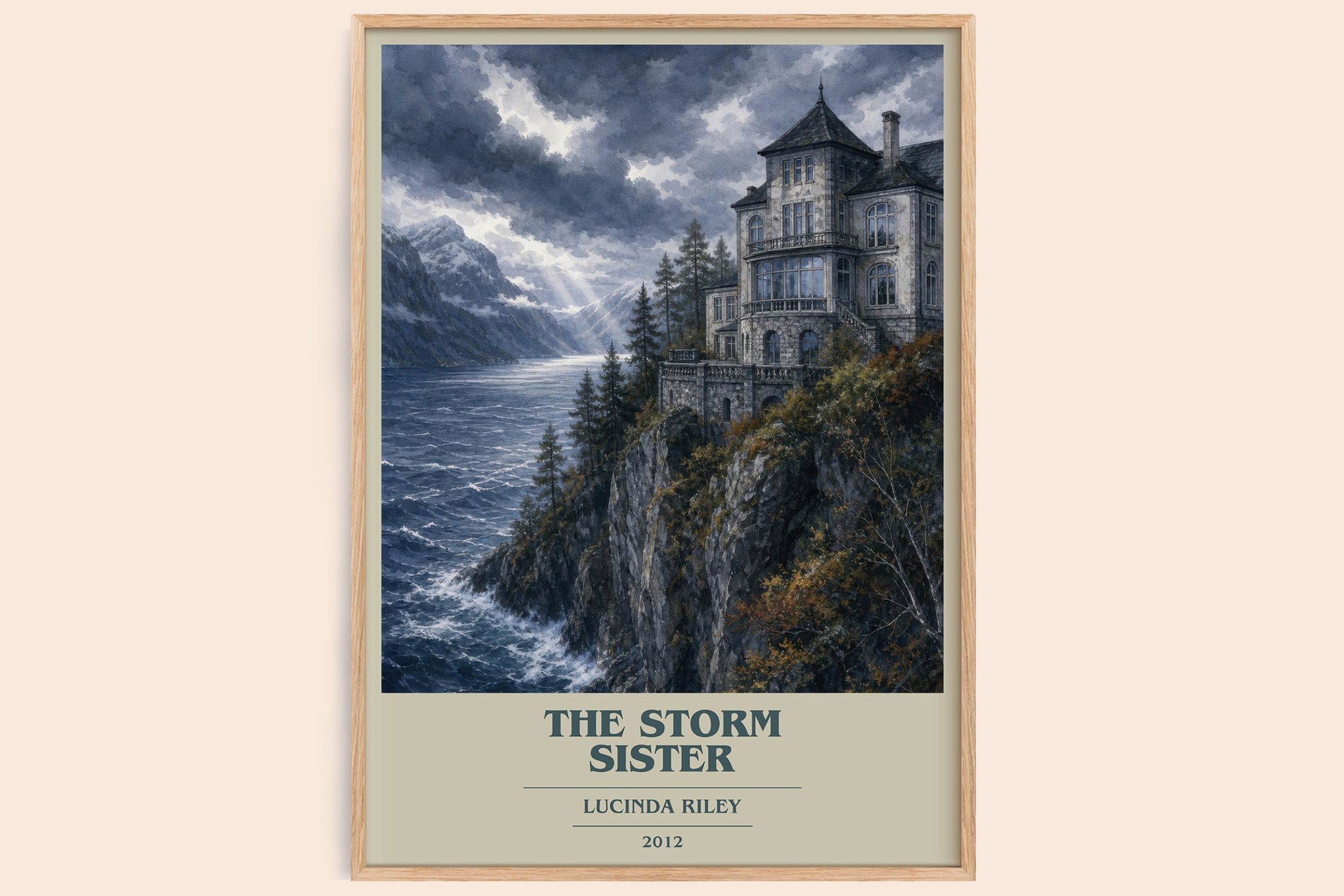 The Storm Sister Book Cover Poster by Lucinda Riley